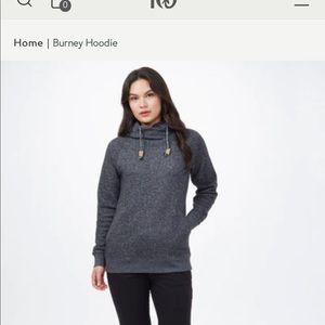 10 tree tentree Burney sustainable pullover hoody- size S